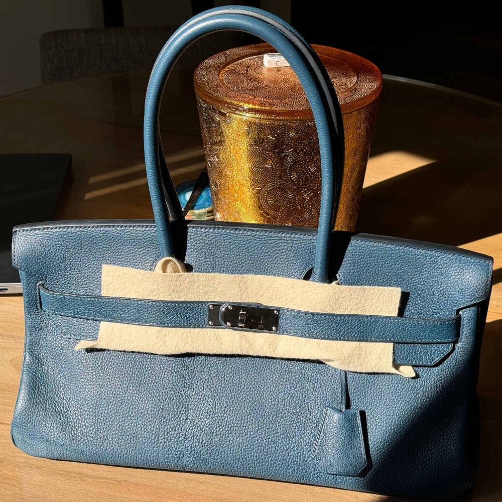Shoulder Birkin JPG 42 Blue de Malte